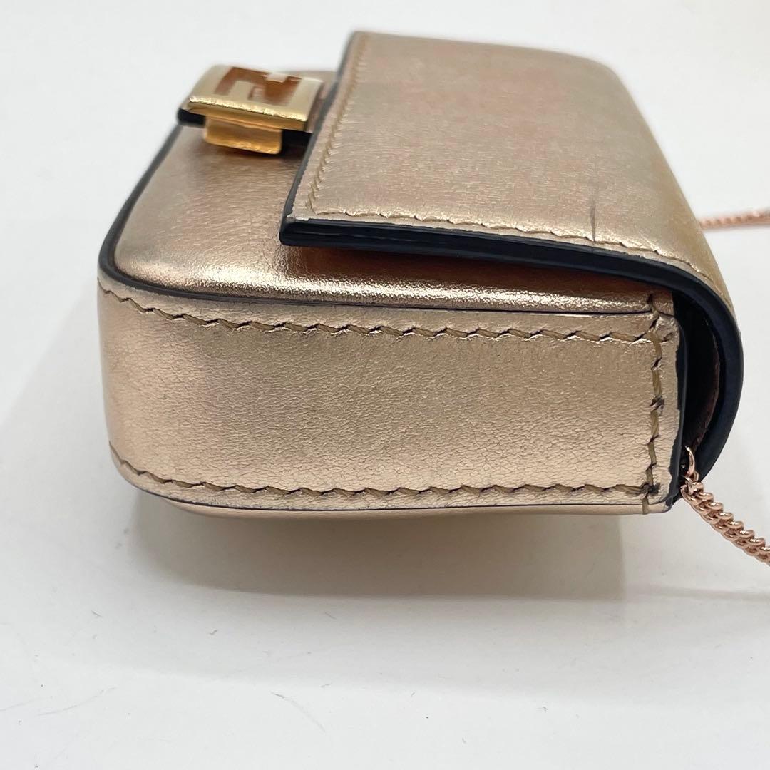 フェンディ　マンマバケット　チェーンショルダー　マイクロ　ミニ