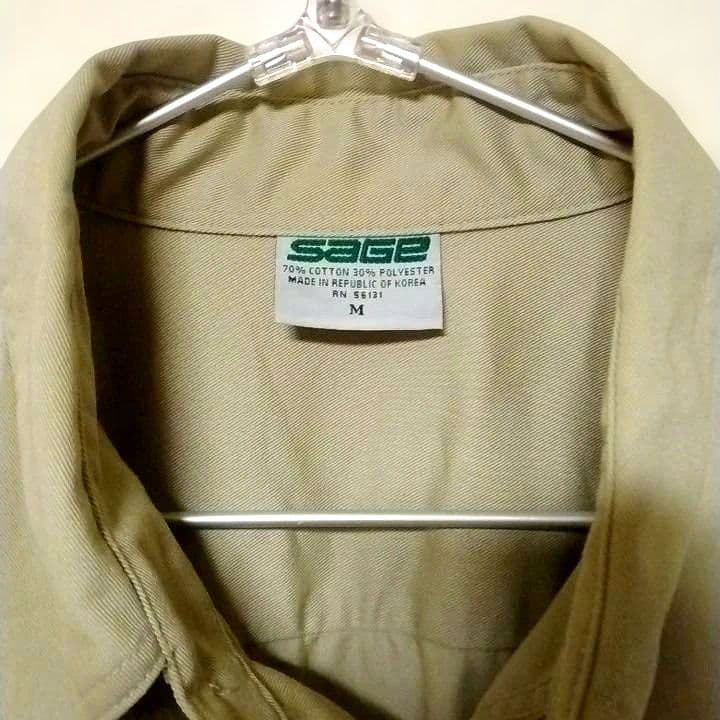 セ－ジ SAGE フィッシングウェア 長袖シャツ 未使用 M(USサイズ)釣り服