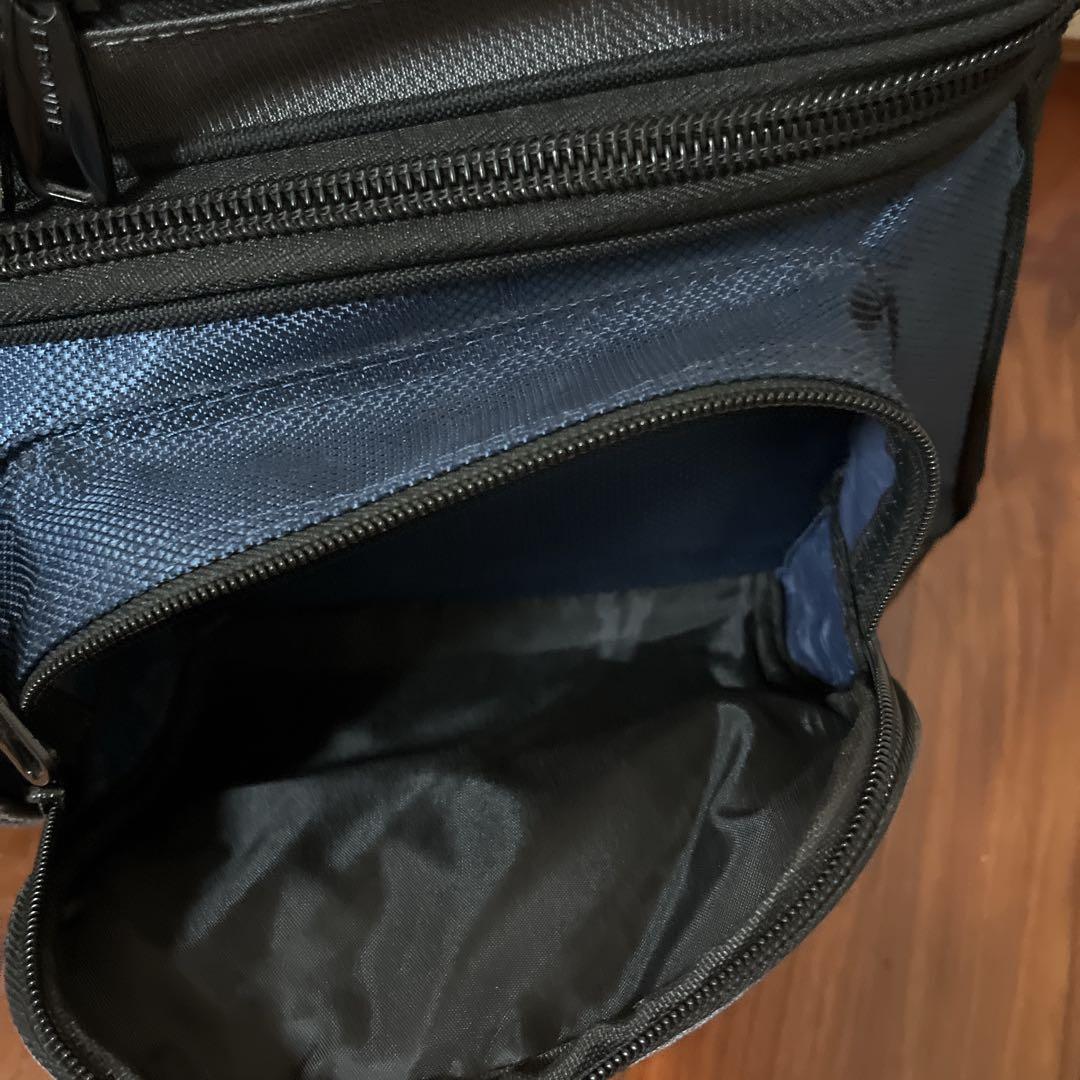 【希少品】 Ebonite ボウリング用バッグ 3個入り　キャリー　ネイビー