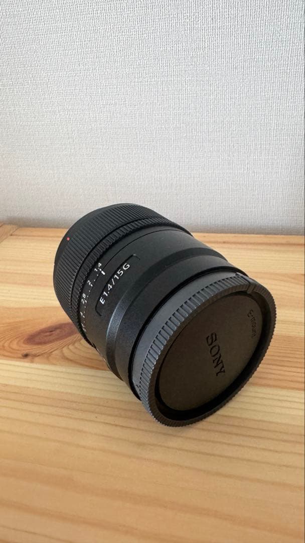【美品】SONY E 15mm F1.4 広角 単焦点レンズ SEL15F14G
