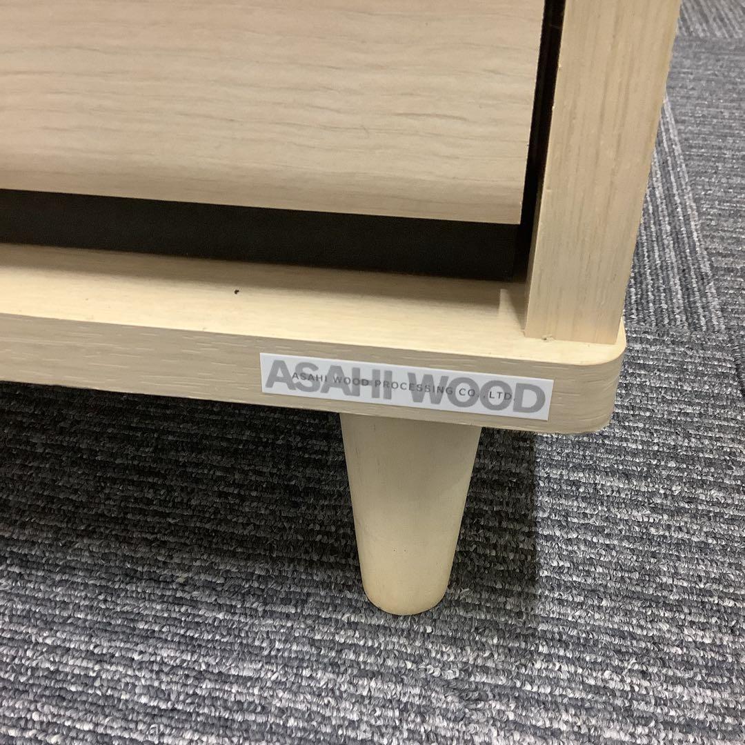 引き出し付き木製チェスト タンス 脚付き 4杯 北欧風 ONC-9060CH★