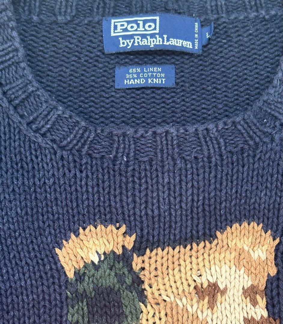 な*ぎ様 （美品希少） polo by Ralph Lauren ポロベア　ニッ