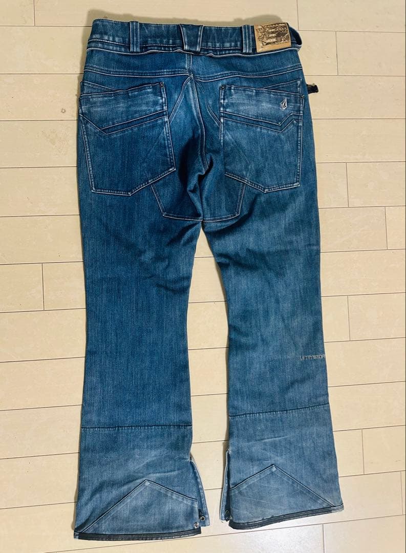 超レア！　VOLCOM スノーボードウェア　リアルデニム　上下セットアップ