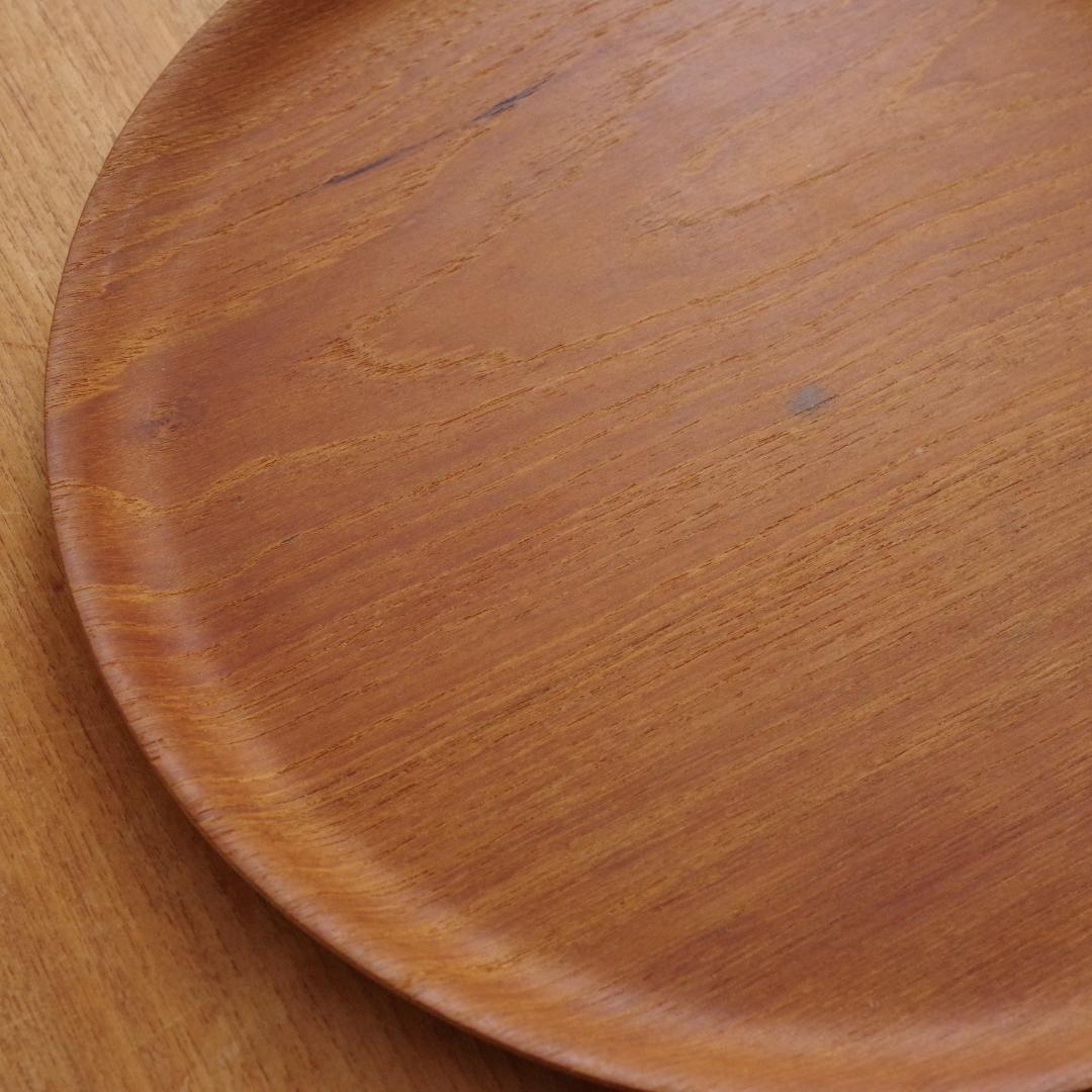 スウェーデン チーク Teak 木製 トレイ プレート チークプライウッド お盆