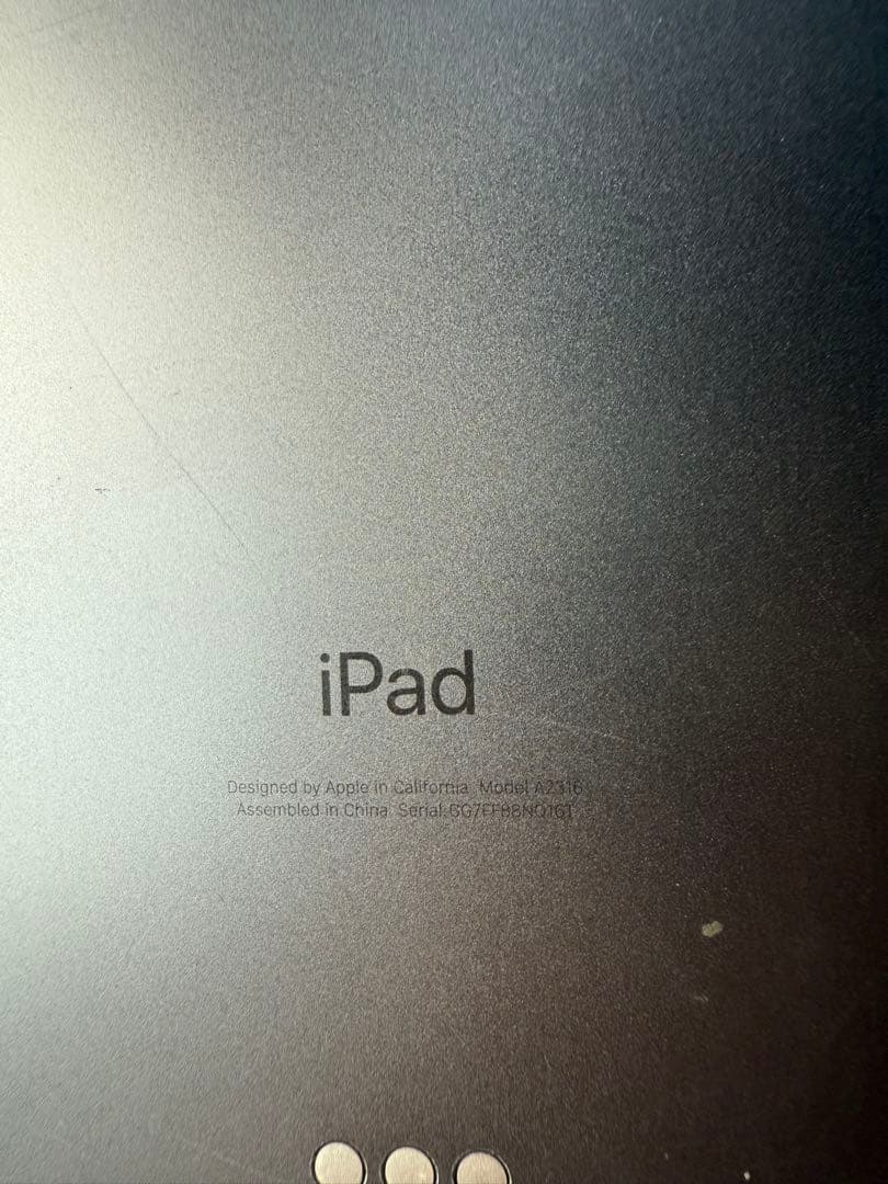 iPad air 第4世代 画面割れ　ジャンク品