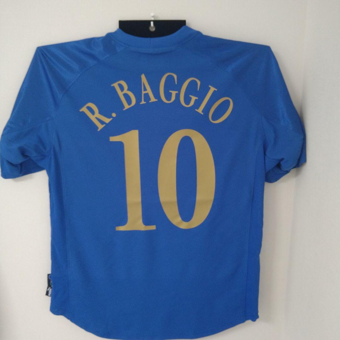【新品タグ付き】イタリア代表　ロベルトバッジョ　サイン入りユニフォーム証明書付き