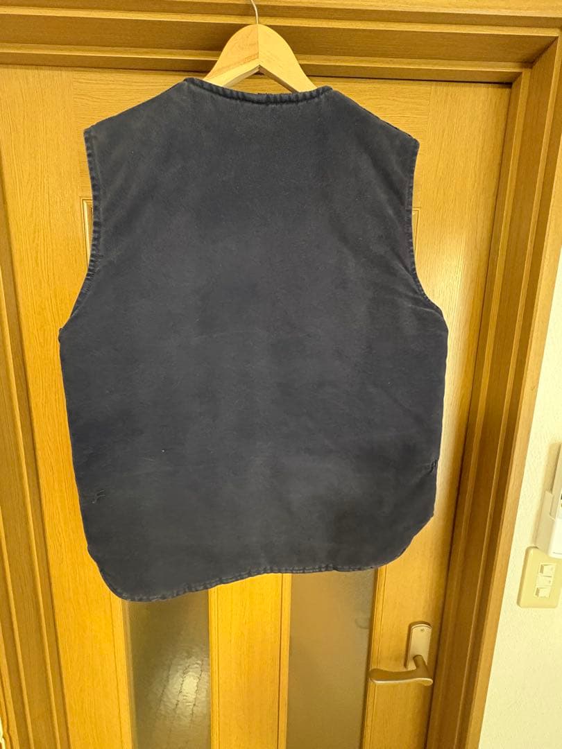 セール限界価格　Carhartt ダックベスト　90s usa製　ネイビー