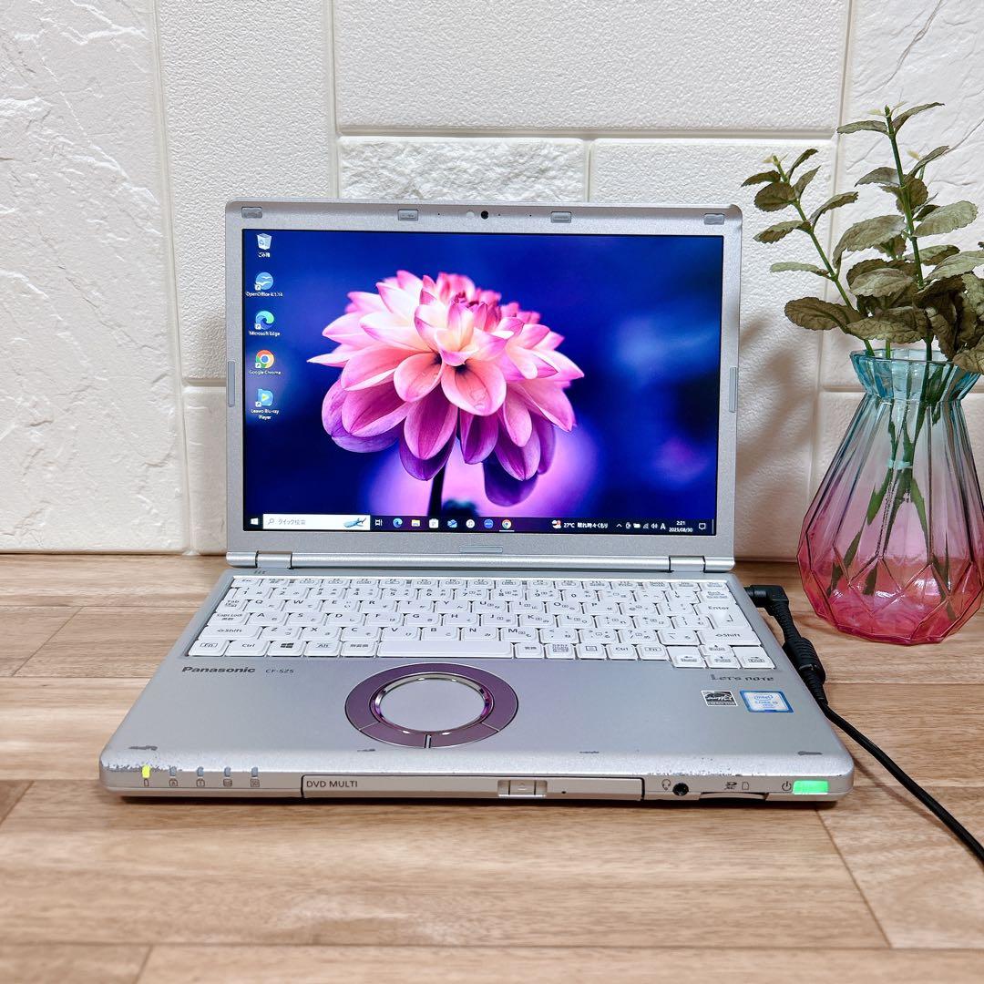 【美品】Let's note ✨ノートPC✨設定済✨初心者✨SSD✨i5✨DVD