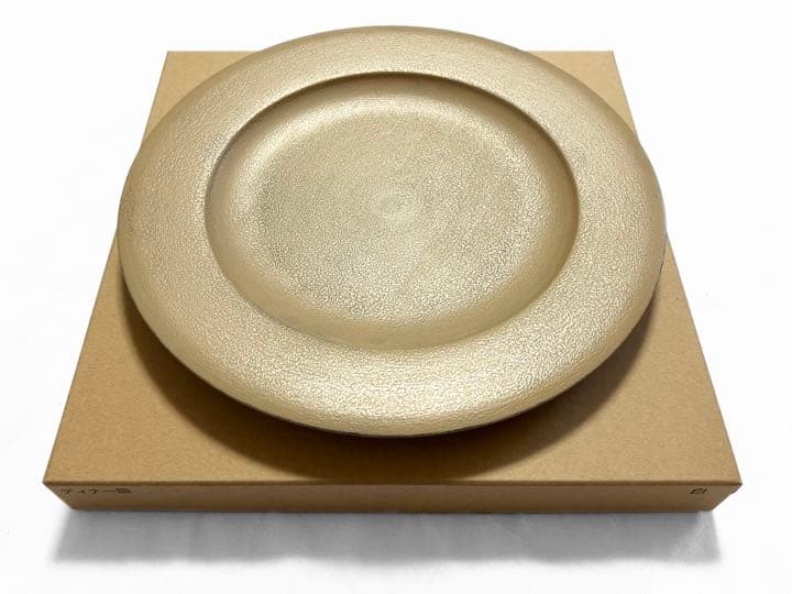 赤木明登　ディナー皿・白　未使用①