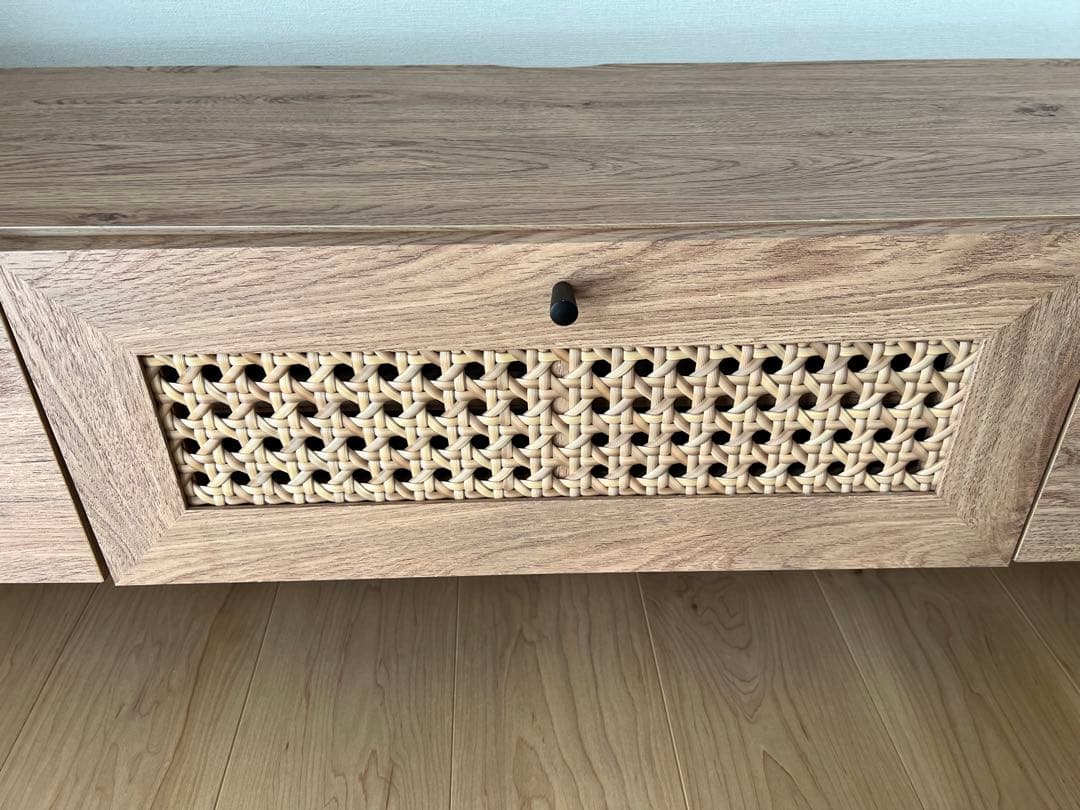 ⬛️送料込み⬛️ロウヤ　ラタン　テレビボード　140cm 説明書付