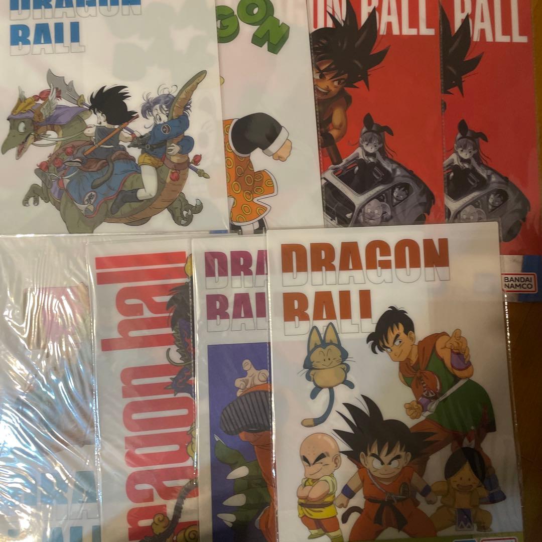 一番くじ　ドラゴンボール　クリアポスター＆ビジュアルボード　ファイル　ステッカー