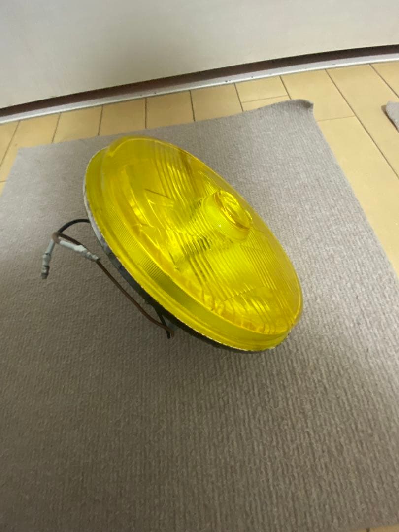 旧車マーシャルヘッドライト889イエローライト イエローレンズ　180パイ