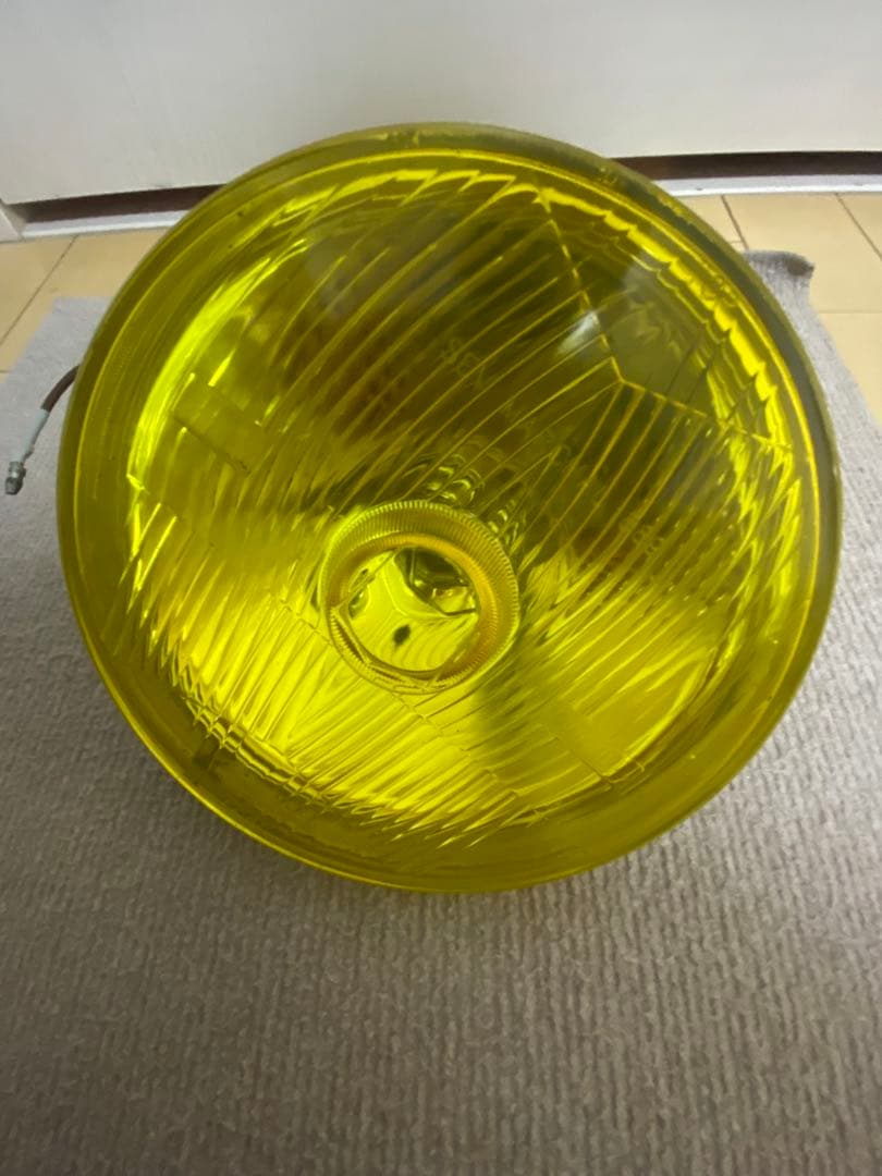 旧車マーシャルヘッドライト889イエローライト イエローレンズ　180パイ