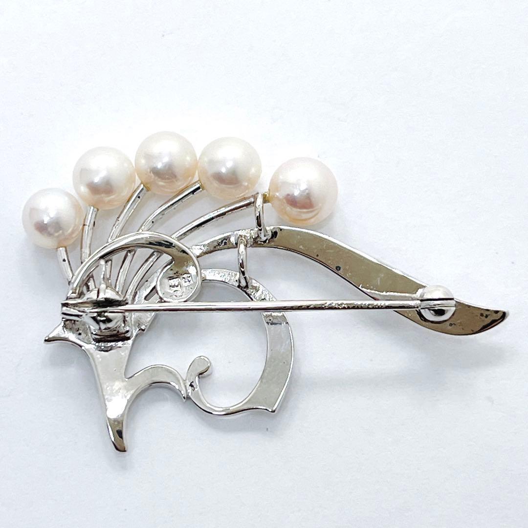 美品✨MIKIMOTO ミキモト アコヤパール　ブローチ　コサージュ