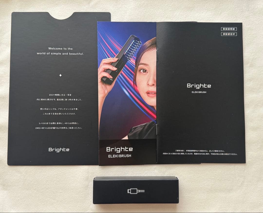 Brighte ELEKI BRUSH ブライト エレキブラシ 購入明細書あり