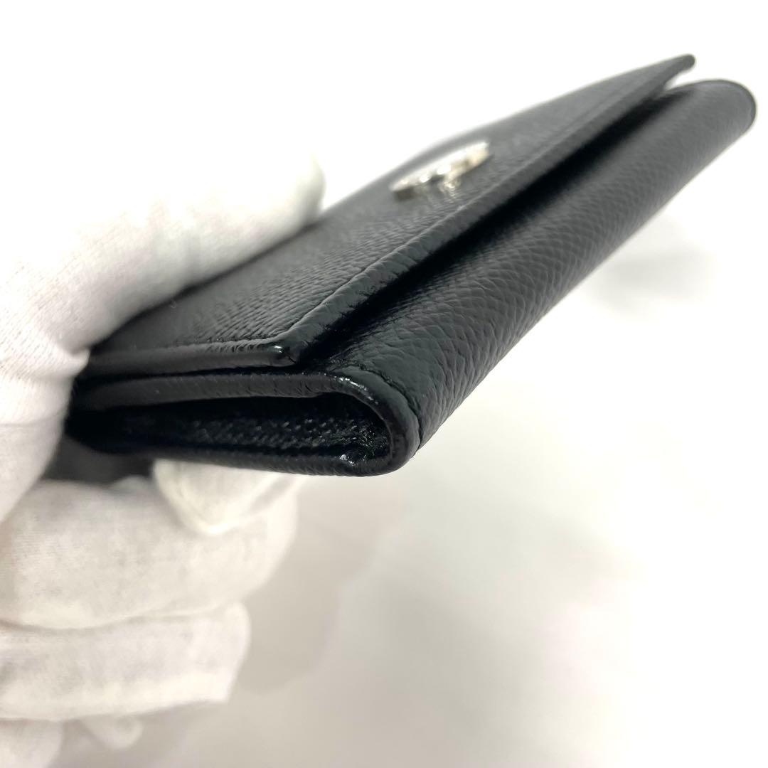 BVLGARI ブルガリ 名刺入れ カードケース レザー ブラック