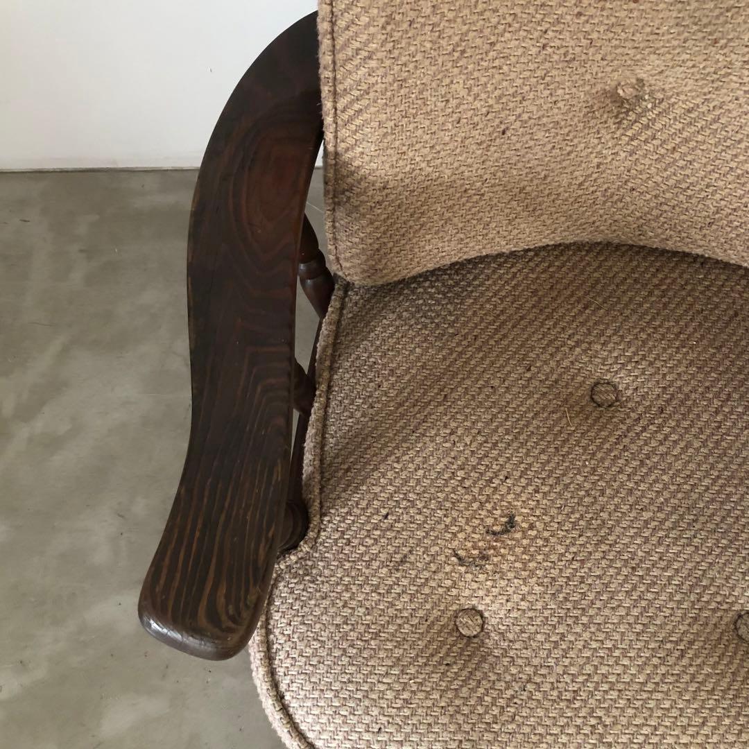 レトロ　アンティーク　ヴィンテージ　古家具　古道具　古民家　キツツキ　ソファ