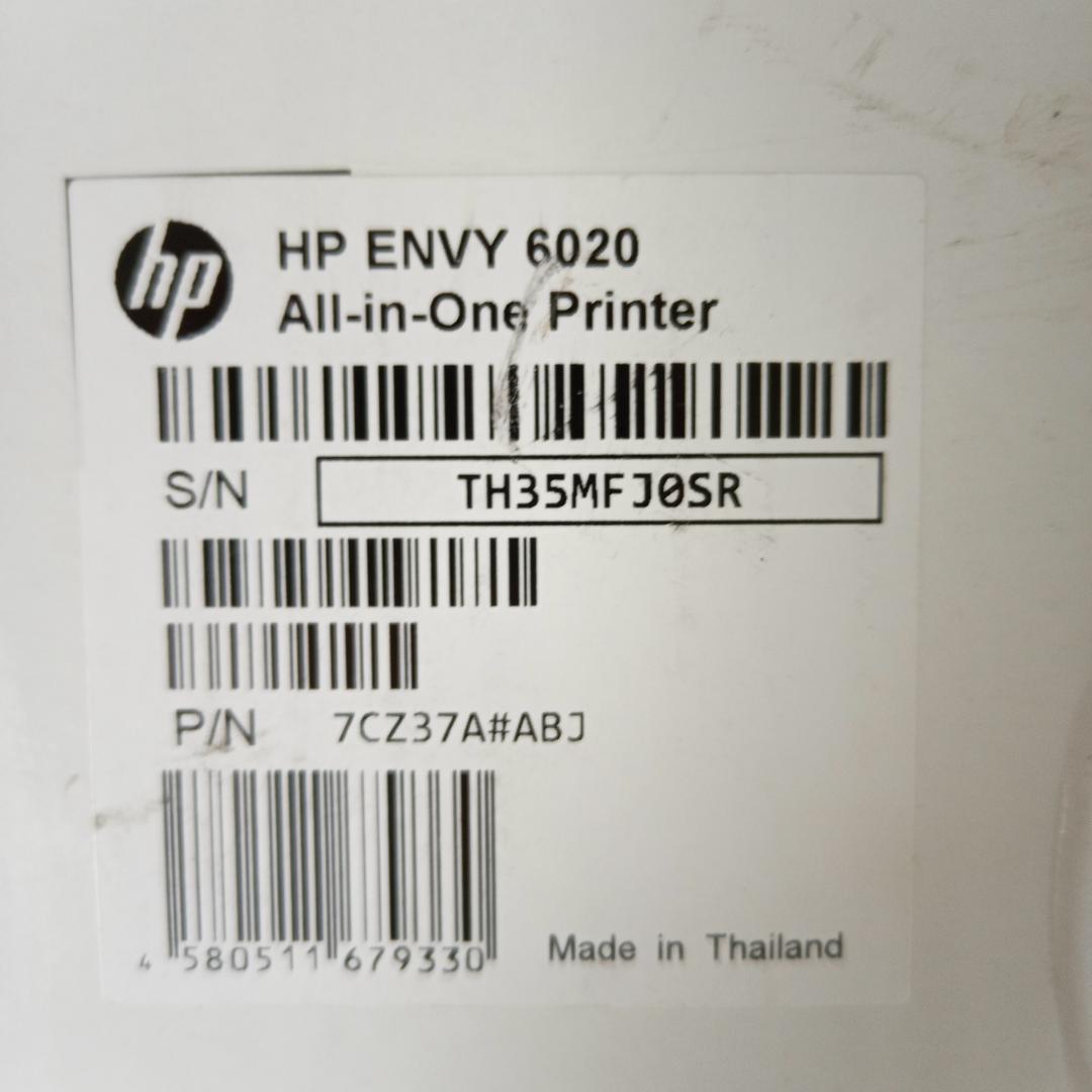 HP ENVY 6020カラー プリンター 複合機 ホワイト 未使用品