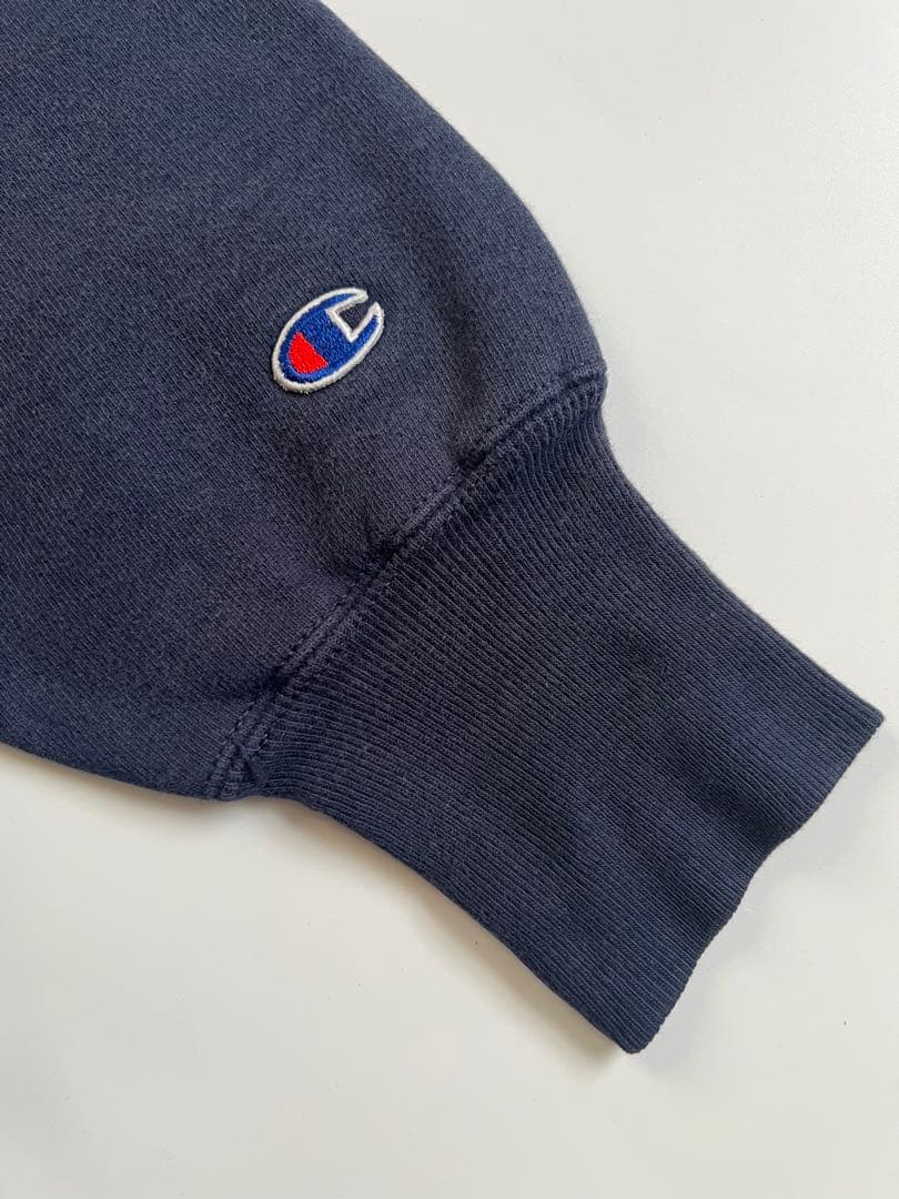 90s ChampionリバースウィーブNBC 刺繍ロゴスウェット ネイビーL