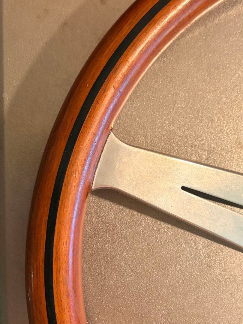 当時物 NARDI ナルディクラシック ウッドステアリング 36π