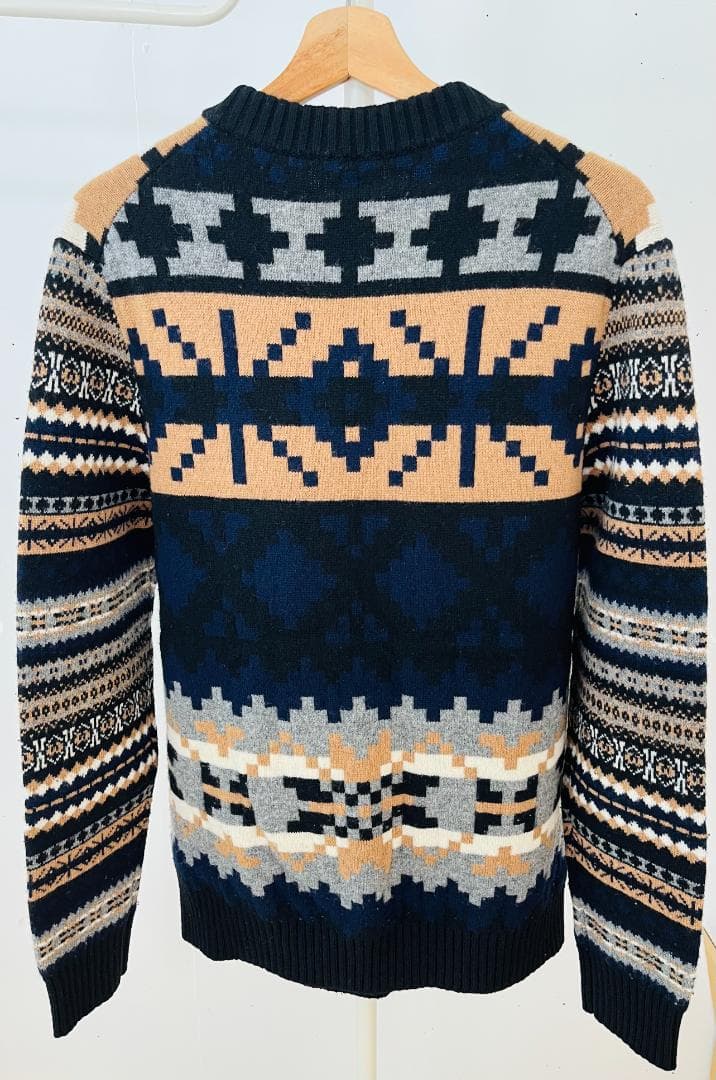 sacai フェアアイル柄 ウールニット メンズ サイズ2