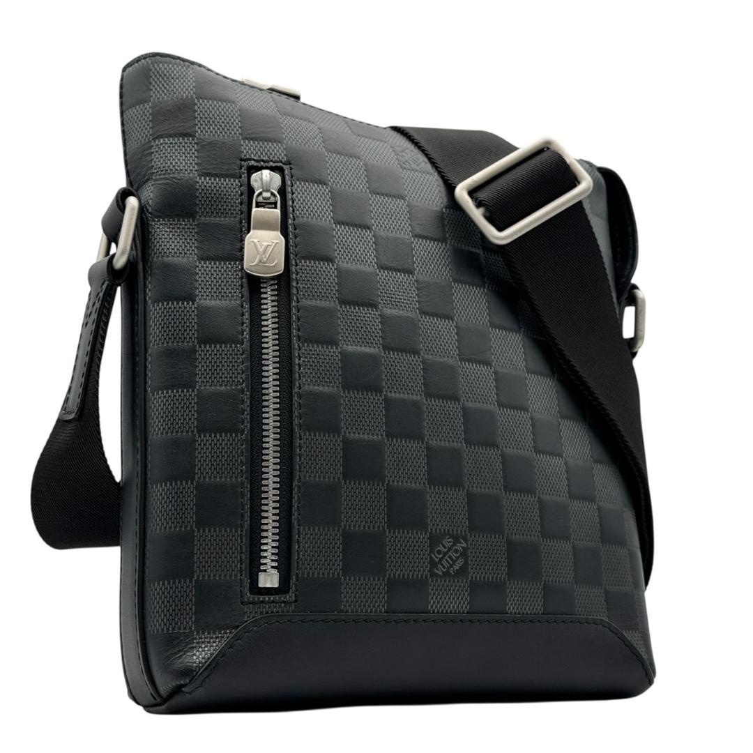 【極美品】ルイヴィトン ダミエアンフィニ ディスカバリーメッセンジャーPPM 黒