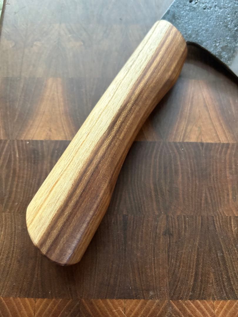 土佐打刃物 黒鳥鍛造工場 220mm 切付　クリーバー　包丁　青紙　アウトドア