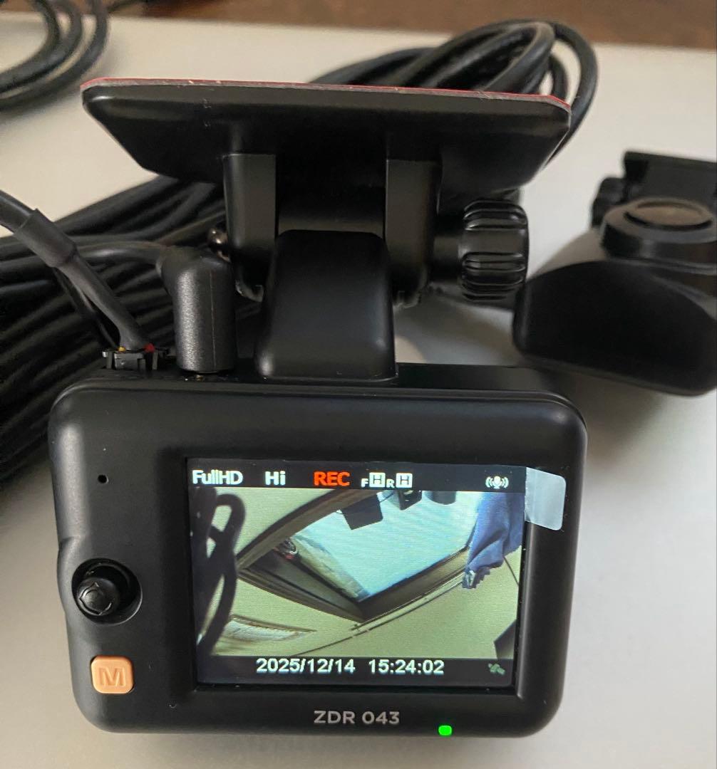 コムテックZDR043 ドライブレコーダー　＋駐車監視コード付き