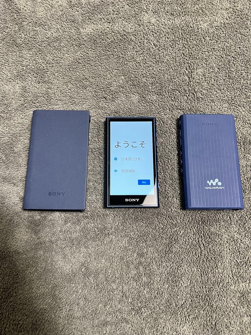 SONY NW-A306デジタルオーディオプレーヤー ブルー　カバー付き