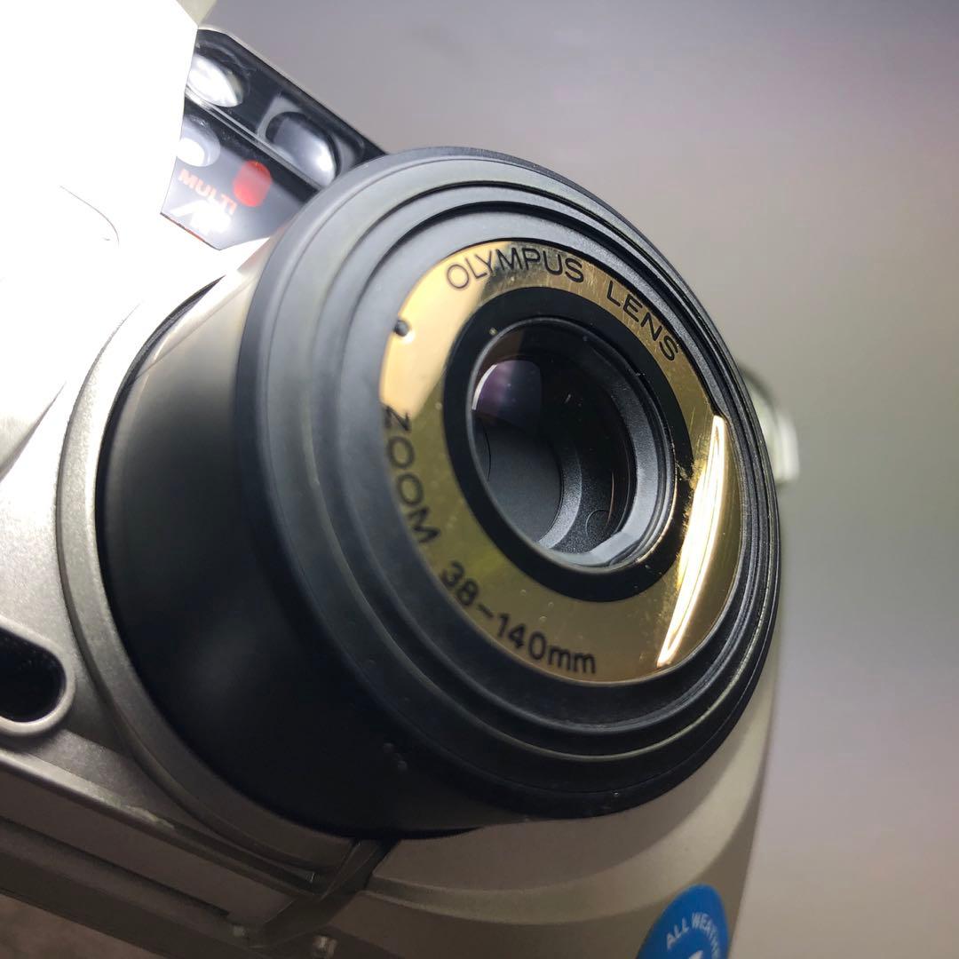 OLYMPUS μ ZOOM140 フィルムカメラ 動作確認済 付属品完備