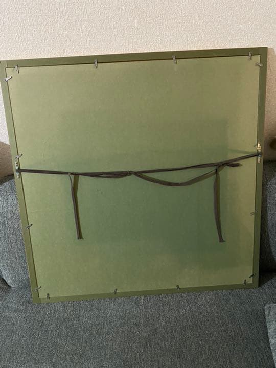 絵画　秋サイクリング 版画　銀杏　リトグラフ