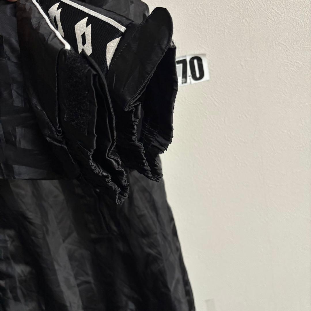 lotto ロット サイドライン ナイロンジャケット コート US M ブラック