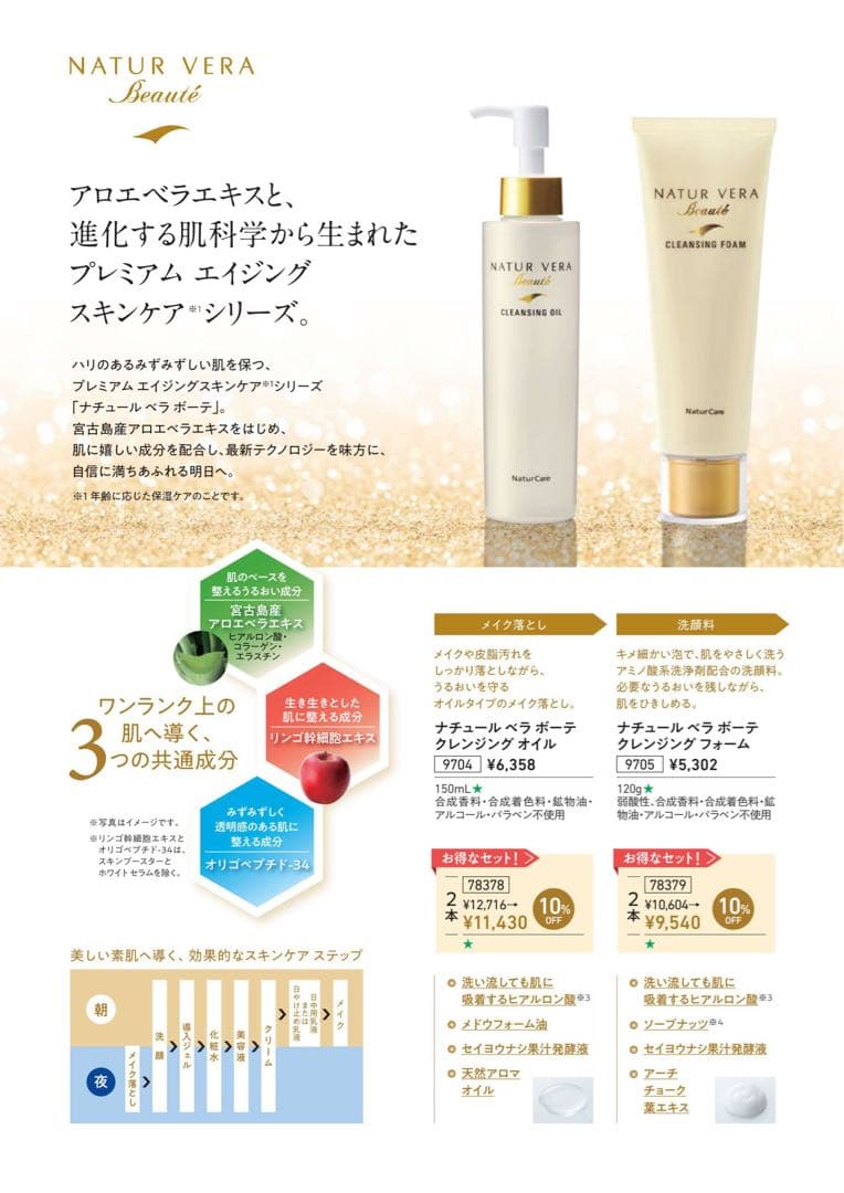 タッパーウェア ナチュール ベラ ボーテ セット X2 ネイチャーケア