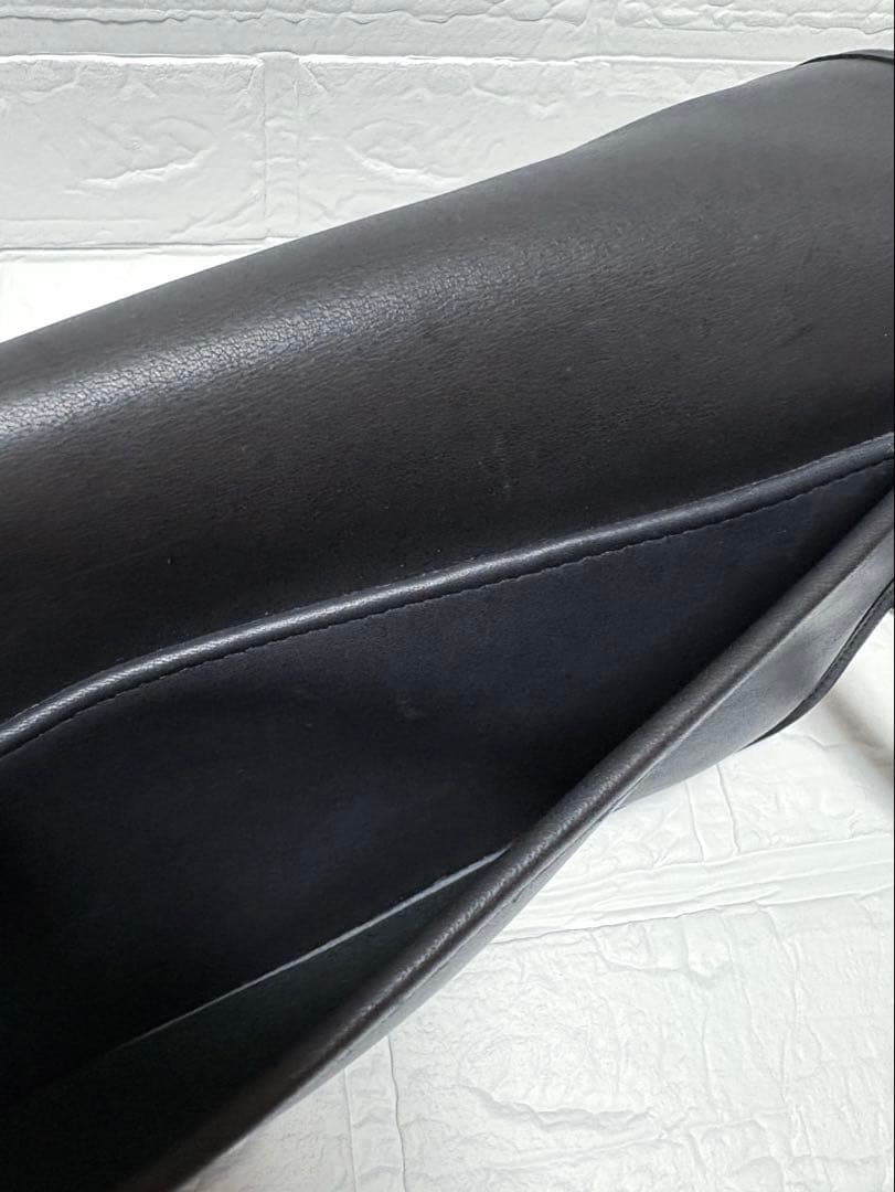 ✨美品✨　オールドコーチ　COACH黒 レザー ショルダーバッグ