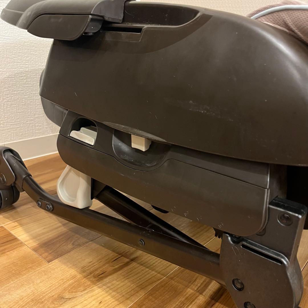 【美品】 コンビ ネムリラ 4キャス ハイローチェア アカチャンホンポ限定