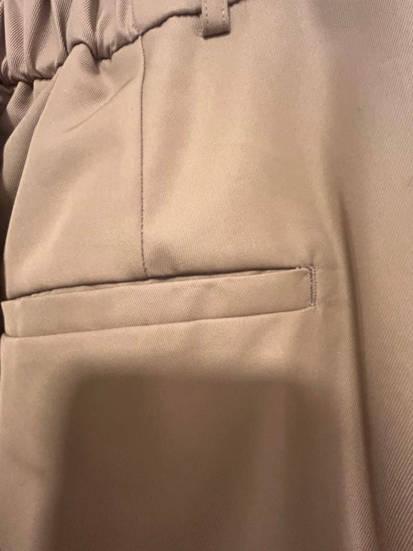 新品未使用タグ付T. japan tuck chino pants-38ベージュ