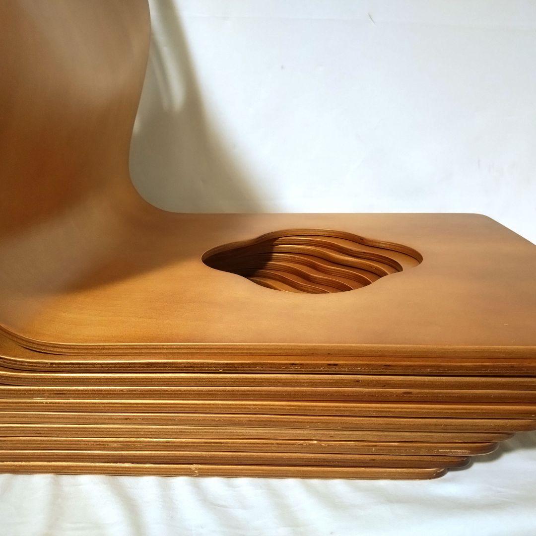 まとめ売り　木製座椅子　10脚セット　曲げ座椅子　和座椅子　旅館　居酒屋　座敷