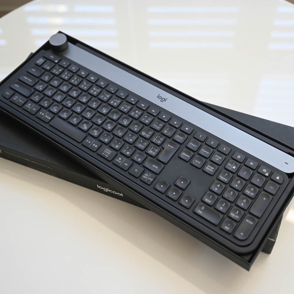 【美品・付属品完備】ロジクール CRAFT KX1000s 物理ダイヤル搭載