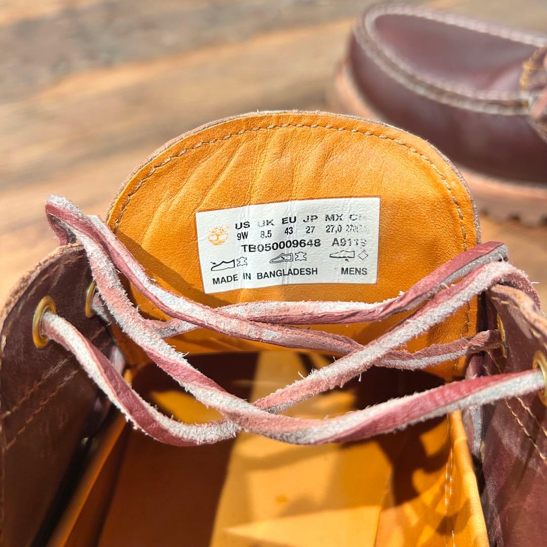 Timberland 3アイ クラシックラグ 27cm デッキシューズ