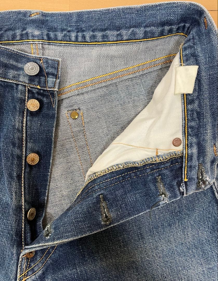 EVISU No.2 Lot.2501xx W28×35 ホワイト大黒　ワイド