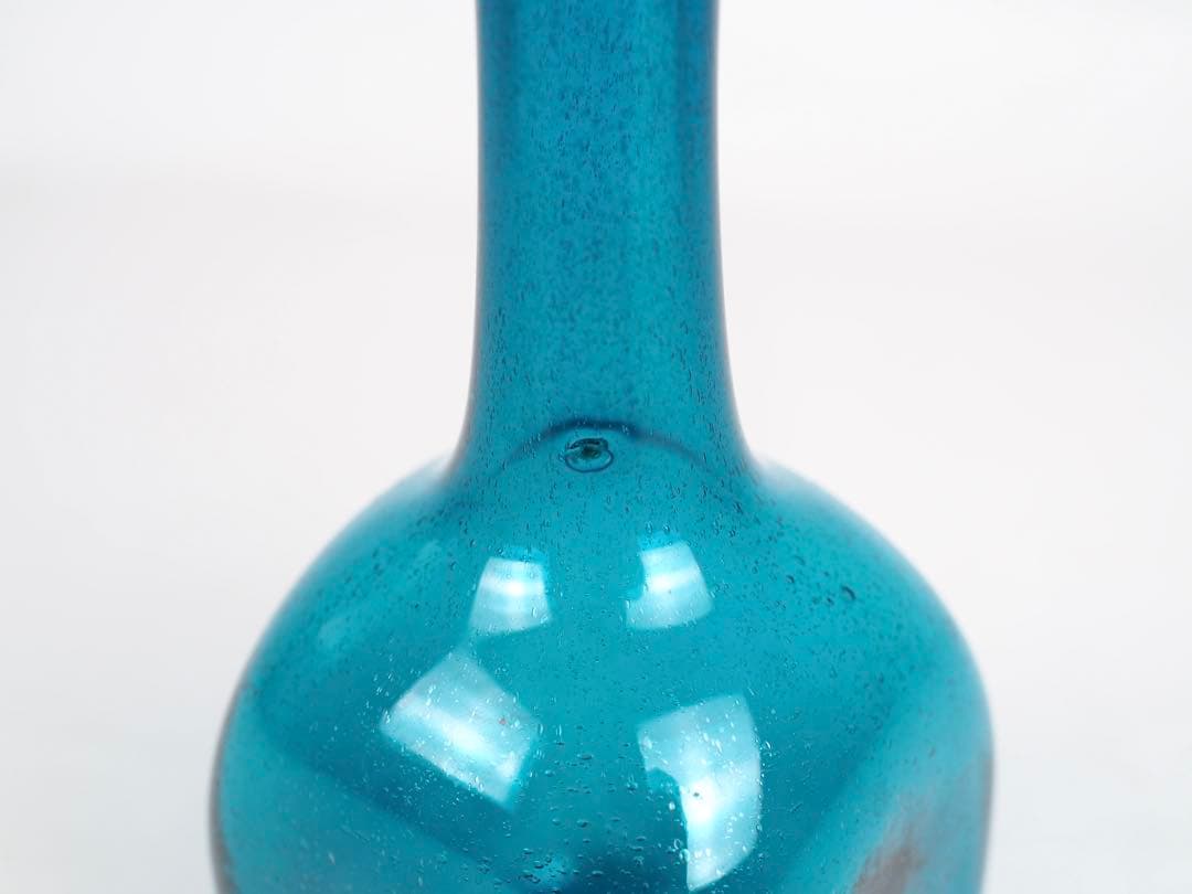 倉敷ガラス 小谷眞三 角瓶 花瓶 一輪挿し 民藝 民芸