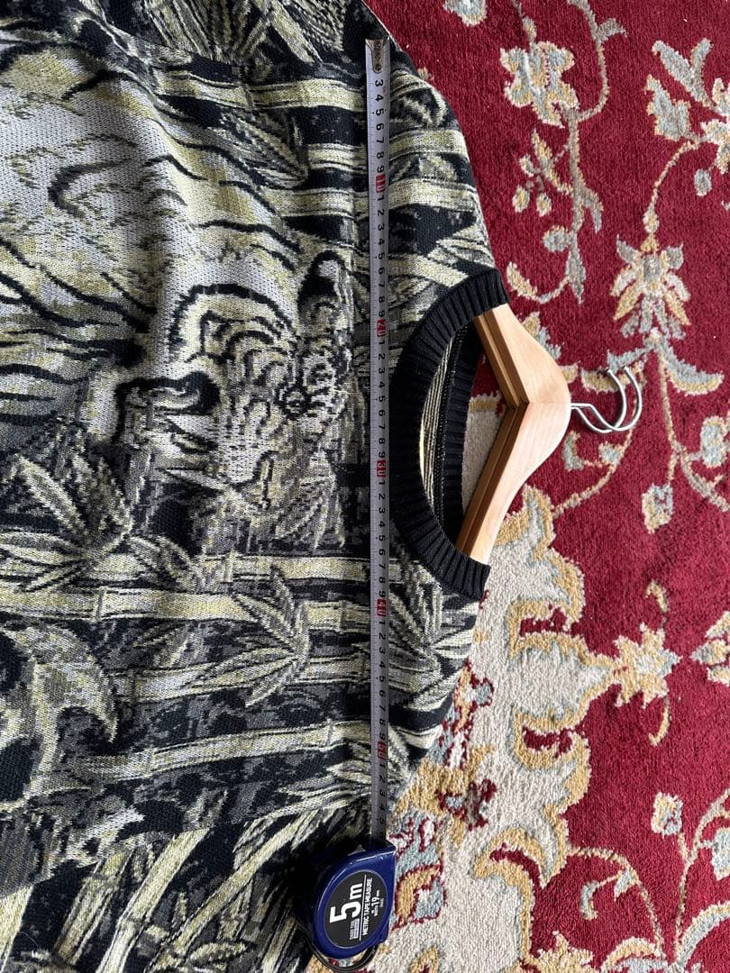 【WACKO MARIA x TIM LEHI】ジャガードニットOlive