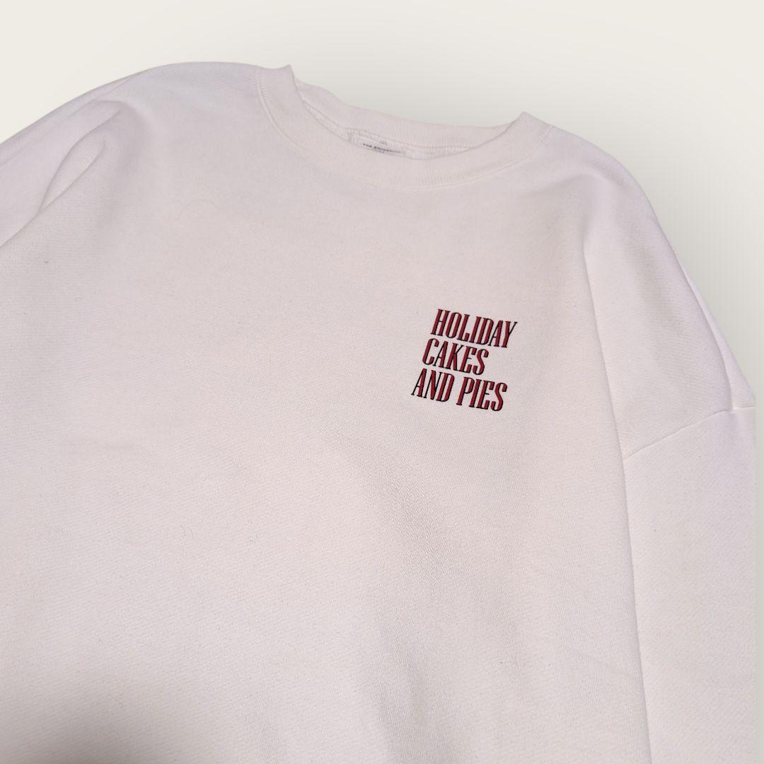 シンゾーン　HOLIDAY SWEAT SHIRT　プリントスウェットシャツ