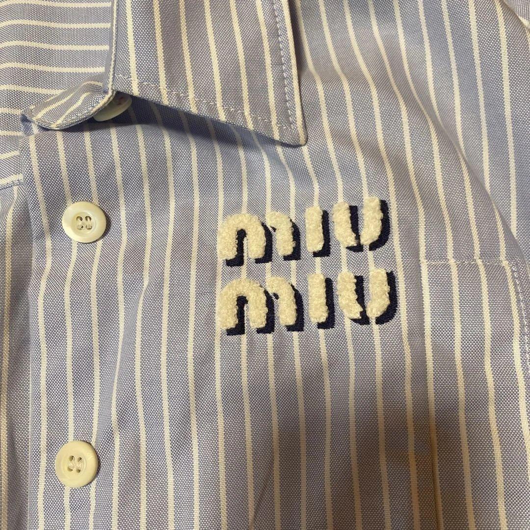 miu miu クロップドシャツ サイズ38