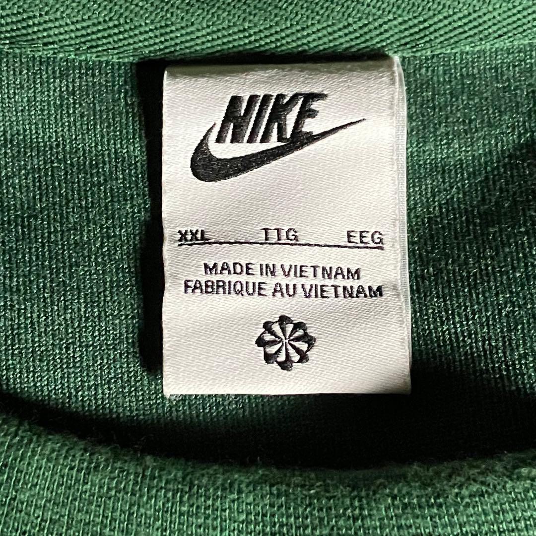 【希少】NIKE ボアスウェット　ゆるダボ　厚手　太アーム　緑　黒　白　XXL