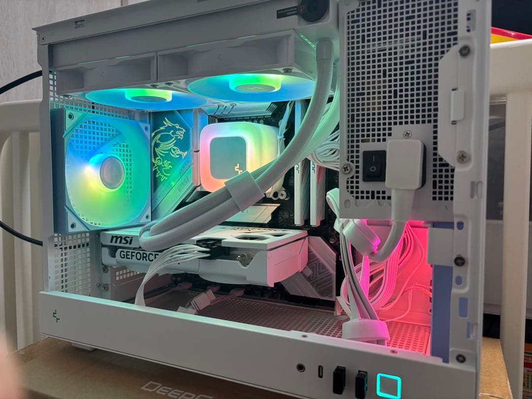 【ミニタワー】i5-14600K、RTX5060搭載、自作デスクトップPC