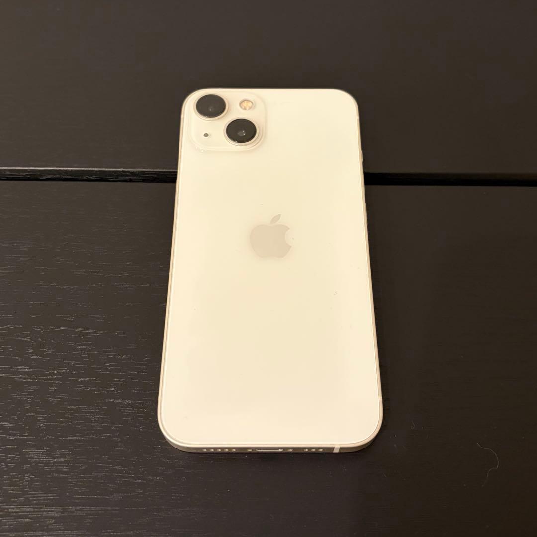［美品］Apple iPhone13 スターライト 128GB 箱あり　ホワイト