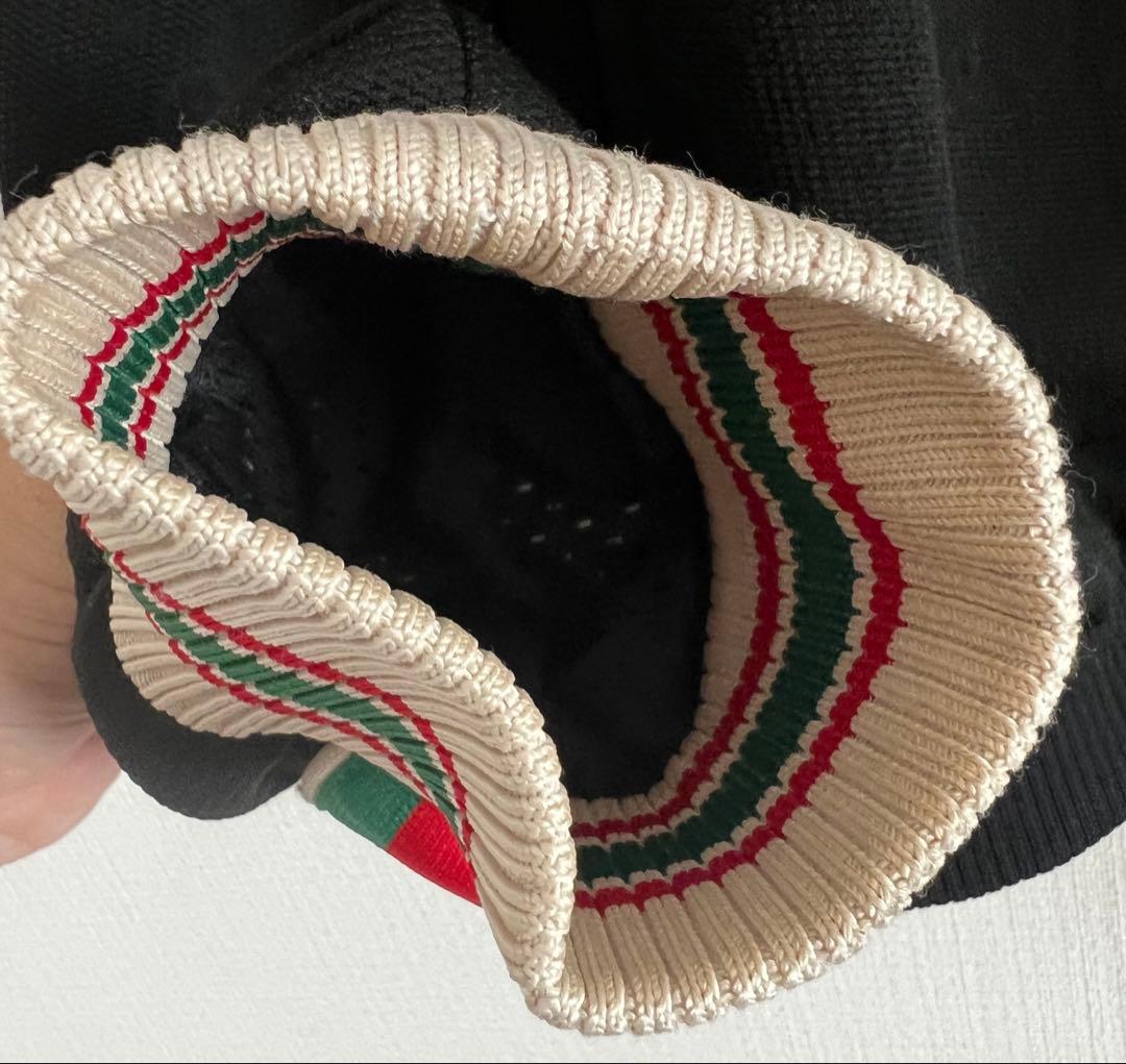 GUCCI GGジャカードモノグラムトラックジャケット・パンツ　セットアップ　黒