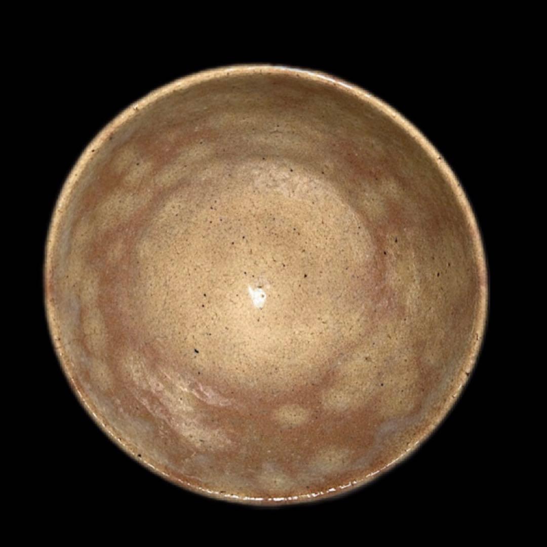 指月庵 栽培茶碗 共箱付 大口径14cm 実用向き