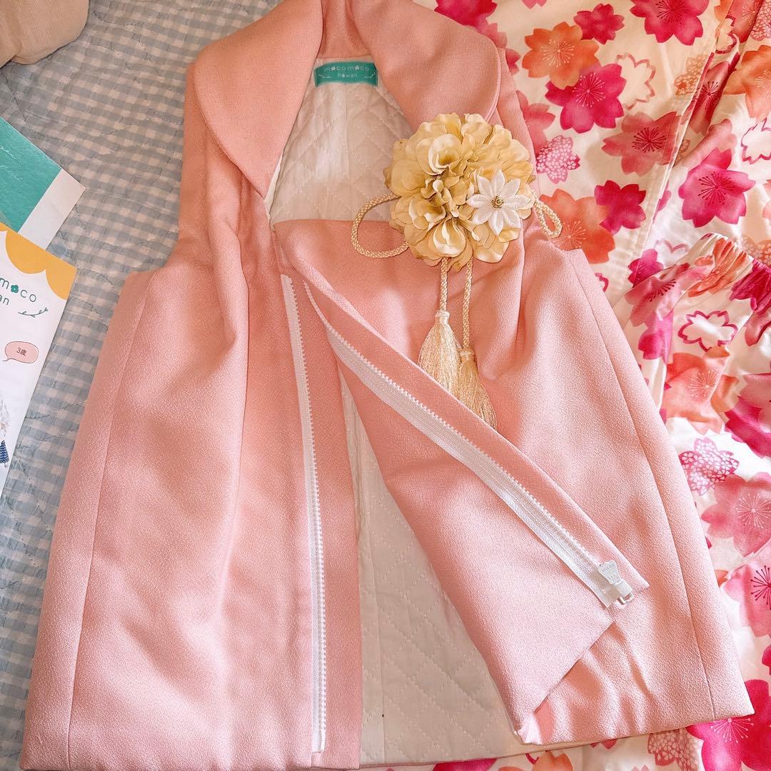 moco moco powan もこもこぽわん　七五三　着物　被布コート 3歳